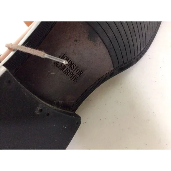 Johnston & Murphy Leather Dress Shoes Mens 12 - Picture 3 of 8